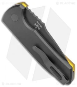 Pro-Tech Les George SBR Automatic Knife Amber Ultem (2.6" Black) 5 Pro-Tech Les George SBR Automatic Knife Amber Ultem (2.6" Black) -Benchmade Store Pro Tech Les George SBR Auto Amber Ultem Black BHQ 137573 jr side