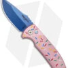 Pro-Tech Les George SBR Dessert Warrior Auto Knife Pink Sprinkle (2.6" Sapphire) 2 Pro-Tech Les George SBR Dessert Warrior Auto Knife Pink Sprinkle (2.6" Sapphire) -Benchmade Store Pro Tech Les George SBR Dessert Warrior Auto Sprinkles Sapphire BHQ 176179 jr