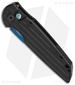 Pro-Tech TR-3 Tactical Response 3 Automatic Knife Black Aluminum (3.5" Sapphire) -Benchmade Store Pro Tech TR 3 Tactical Response 3 Auto Black Aluminum Sapphire BHQ 135773 jr spine