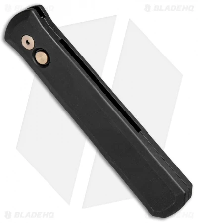 Pro-Tech Godfather Automatic Knife Solid Black (4" Copper Rose) 921 CR Pro-Tech Godfather Automatic Knife Solid Black (4" Copper Rose) 921 CR -Benchmade Store Protech Godfather Auto Solid Black Copper Rose 921 CR BHQ 77541 jr spine