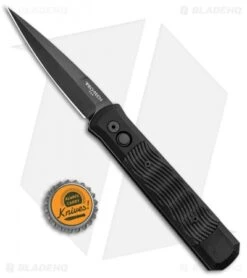 Pro-Tech Godfather Automatic Knife Textured Black G-10 (4" Black) 928-BT -Benchmade Store Protech Godfather Auto Textured Black G 10 Black 928 BT BHQ 95686 jr bottlecap