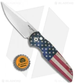 Pro-Tech TR-3 Automatic Knife PK Custom Vintage Flag (3.375" Mirror) 5 Pro-Tech TR-3 Automatic Knife PK Custom Vintage Flag (3.375" Mirror) -Benchmade Store Protech TR 3 Auto PK Custom Vintage Flag Mirror BHQ 91646 jr bottlecap