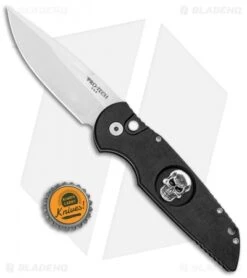 Pro-Tech Tactical Response TR-3 Knife Sterling Silver Skull (3.5" Satin) TR-3.71 -Benchmade Store Protech Tactical Response III Black TR 3 Sterling Silver Skull Satin TR 3.71 BHQ 100991 jr bottlecap