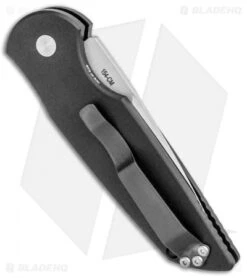 Pro-Tech Tactical Response TR-3 Knife Sterling Silver Skull (3.5" Satin) TR-3.71 -Benchmade Store Protech Tactical Response III Black TR 3 Sterling Silver Skull Satin TR 3.71 BHQ 100991 jr side