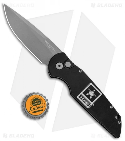 Pro-Tech US ARMY TR-3 Tactical Response Automatic Knife (3.5" Bead Blast) Pro-Tech US ARMY TR-3 Tactical Response Automatic Knife (3.5" Bead Blast) -Benchmade Store Protech US ARMY TR 3 Tactical Response Auto BB MIL A003 BHQ 93710 jr bottlecap