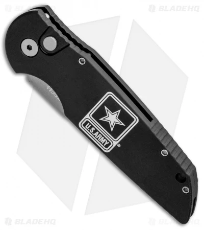 Pro-Tech US ARMY TR-3 Tactical Response Automatic Knife (3.5" Bead Blast) Pro-Tech US ARMY TR-3 Tactical Response Automatic Knife (3.5" Bead Blast) -Benchmade Store Protech US ARMY TR 3 Tactical Response Auto BB MIL A003 BHQ 93710 jr spine