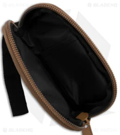 QSP Knife Pouch -Benchmade Store QSP Knife Pouch Black Tan BHQ 127983 jr open