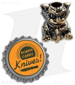 RUS Beads Shop Killer Cat Lanyard Bead - Bronze -Benchmade Store RUS Beads Shop Killer Cat Lanyard Bead Bronze BHQ 78572 jr bottlecap