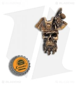 RUS Beads Shop Pirate Captain W/ Removable Hat Lanyard Bead - Bronze 4 RUS Beads Shop Pirate Captain W/ Removable Hat Lanyard Bead - Bronze -Benchmade Store RUS Beads Shop Pirate Captain Removable Hat Lanyard Bead Bronze BHQ 87104 er bottlecap