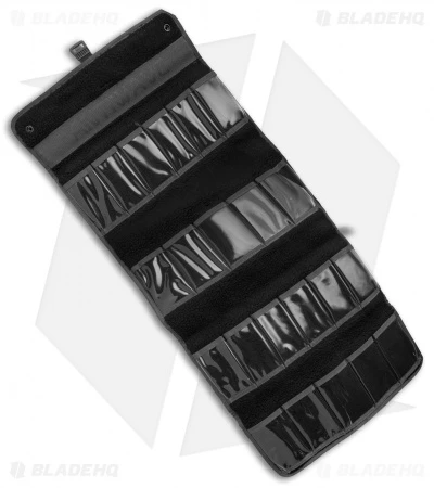 Real Steel Pilgrim 22 Knife Bag Black 1050D Nylon RS041 Real Steel Pilgrim 22 Knife Bag Black 1050D Nylon RS041 -Benchmade Store Real Steel Pilgrim 22 Bag Black 1050D Nylon RS041 BHQ 99053 jr open