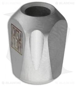 Real Steel Titanium Lanyard Pyramid Bead L1210 -Benchmade Store Real Steel Ti Lanyard Pyramid Bead L1210 BHQ 88680 jr side