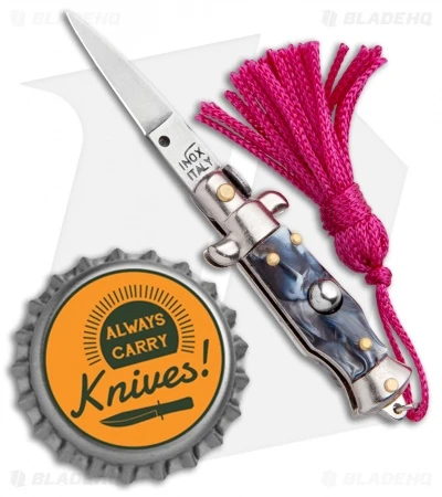 SKM Italian Stiletto Keychain Automatic Knife Marble/Pink (1.125" Satin) SKM Italian Stiletto Keychain Automatic Knife Marble/Pink (1.125" Satin) -Benchmade Store SKM Italian Stiletto Keychain Auto Marble Pink Satin BHQ 102938 jr bottlecap