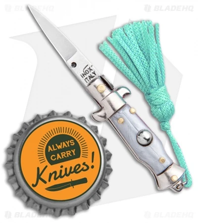 SKM Italian Stiletto Keychain Automatic Knife Silver/Teal (1.125" Satin) SKM Italian Stiletto Keychain Automatic Knife Silver/Teal (1.125" Satin) -Benchmade Store SKM Italian Stiletto Keychain Auto Silver Teal Satin BHQ 102942 jr bottlecap