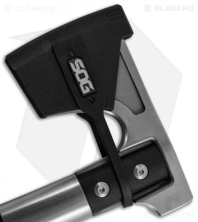 SOG Camp Axe w/ Molded Nylon Sheath (Satin) CH1001 SOG Camp Axe W/ Molded Nylon Sheath (Satin) CH1001 -Benchmade Store SOG Camp Axe Ch1001 CP jr sheath