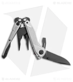 SOG Flash MT 7-in-1 Multi-Tool (Silver/Black) -Benchmade Store SOG Flash MT 7 in 1 Multi Tool Silver Black BHQ 140875 jr open