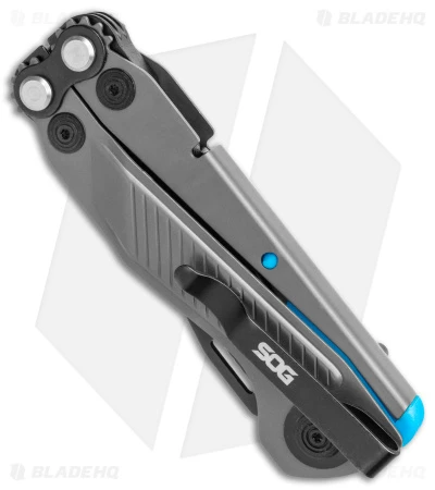 SOG Flash MT 7-in-1 Multi-Tool (Urban Gray/Cyan) SOG Flash MT 7-in-1 Multi-Tool (Urban Gray/Cyan) -Benchmade Store SOG Flash MT 7 in 1 Multi Tool Urban Gray Cyan BHQ 140876 jr side