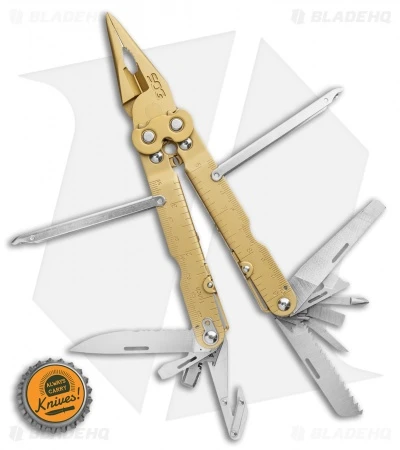 SOG Powerlock 18-in-1 Multi-Tool + V-Cutter (Gold) S62GN-BX SOG Powerlock 18-in-1 Multi-Tool + V-Cutter (Gold) S62GN-BX -Benchmade Store SOG PowerLock Multi Tool V Cutter Satin S62GN BX BHQ 118746 LS Bottlecap