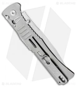 SOG SlimJim XL Bead Blast Assisted Opening Knife (4.18" Satin) SJ-51 4 SOG SlimJim XL Bead Blast Assisted Opening Knife (4.18" Satin) SJ-51 -Benchmade Store SOG SlimJim XL Bead Blast Assisted Opening Knife 4.18 Satin SJ 51 BHQ 11536 LS Side