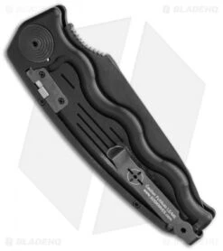 SOG-TAC Automatic Knife Drop Point (3.5" Black) ST-06 -Benchmade Store SOG TAC Automatic Knife Drop Point 3.5 Black ST 06 BHQ 6208 LS Side