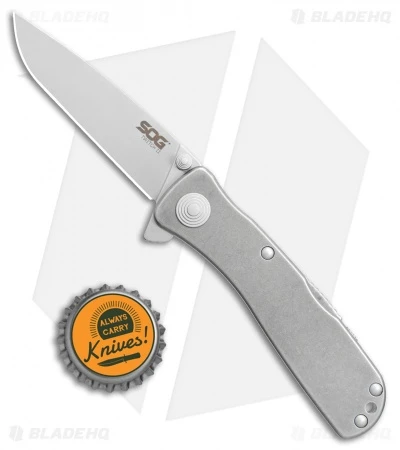 SOG Twitch II LT Assisted Opening Knife Stonewash (2.6" Satin) TWI-18 SOG Twitch II LT Assisted Opening Knife Stonewash (2.6" Satin) TWI-18 -Benchmade Store SOG Twitch II LT SW Satin TWI 18BX BHQ 77262 jr bottlecap 2