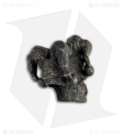 Schmuckatelli Black Oxidized Jester Mini 3/16" Lanyard Bead Schmuckatelli Black Oxidized Jester Mini 3/16" Lanyard Bead -Benchmade Store Schmuckatelli Black Oxidized Jester Mini Lanyard Bead JSMB3.16 BHQ 103931 jr back