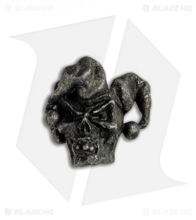 Schmuckatelli Black Oxidized Jester Mini 3/16" Lanyard Bead Schmuckatelli Black Oxidized Jester Mini 3/16" Lanyard Bead -Benchmade Store Schmuckatelli Black Oxidized Jester Mini Lanyard Bead JSMB3.16 BHQ 103931 jr