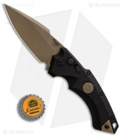 Hogue Sig Sauer EX-A05 Spear Point Automatic Knife Black (3.5" FDE) 36530 -Benchmade Store Sig Knives EX A05 Spear Point FDE SW BHQ 84600 er bottlecap