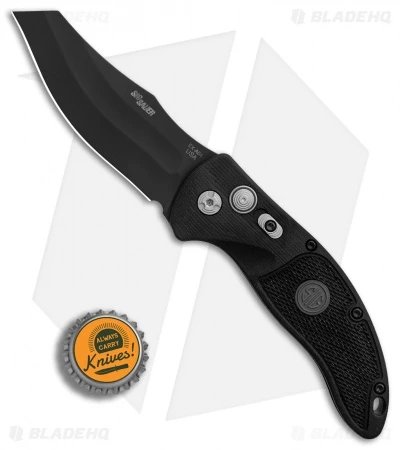 Hogue Sig Sauer EX-A04 Wharncliffe Automatic Knife Black G-10 (3.5" Black) 36422 Hogue Sig Sauer EX-A04 Wharncliffe Automatic Knife Black G-10 (3.5" Black) 36422 -Benchmade Store Sig Tactical EX A04 Wharncliffe Black Tumbled BHQ 84598 er bottlecap
