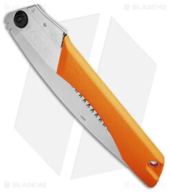 Silky Gomboy Curve 9.75" Folding Saw - Orange -Benchmade Store Silky Gomboy Curve 240mm Handsaw BHQ 97344 td spine