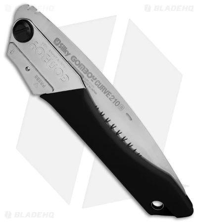 Silky Gomboy Curve 8.5" Folding Saw - Black Silky Gomboy Curve 8.5" Folding Saw - Black -Benchmade Store Silky Gomboy Folding Saw BHQ 62293 td side