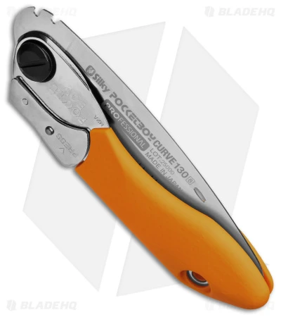 Silky Pocketboy Curve Pro 6.75" Folding Saw - Orange Silky Pocketboy Curve Pro 6.75" Folding Saw - Orange -Benchmade Store Silky Pocketboy Curve Pro 130mm BHQ 77891 td side