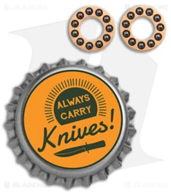 Skiff Bearings 3/16" X 1/16" (11 Ball) -Benchmade Store Skiff Bearings 3 16inx1 16in 11 Ball BHQ 142749 jr bottlecap