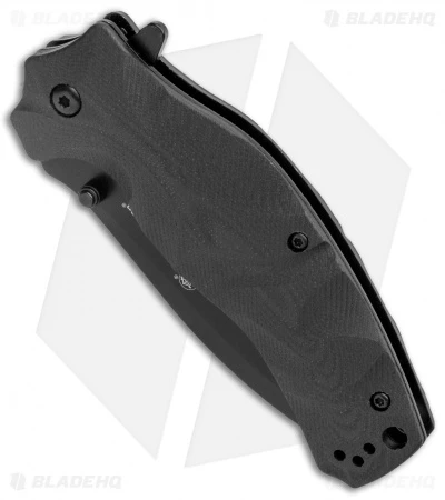 Smith & Wesson Black Ops Recurve Spring Assisted Knife (3.25" Black) Smith & Wesson Black Ops Recurve Spring Assisted Knife (3.25" Black) -Benchmade Store Smith and Wesson Black Ops Recurve G 10 Handle Black BHQ 125114 jr spine