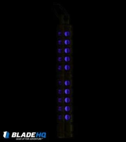 Spalinger Gear Brass Round XL Grooved Tritium Lantern (Satin) 7 Spalinger Gear Brass Round XL Grooved Tritium Lantern (Satin) -Benchmade Store Spalinger Gear Tritium Lantern XL Brass BHQ 87160 jr purple glow