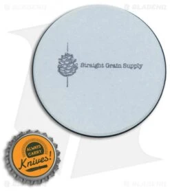 Straight Grain Supply Dual-Grit Round Sharpening Stone 240/400 -Benchmade Store Straight Grain Supply Dual Grit Round Sharpening Stone 240 400 BHQ 135925 jr bottlecap