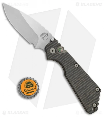 Strider + Pro-Tech Custom SnG Automatic Knife Tiger Stripe Ti (3.5" Satin/SW) Strider + Pro-Tech Custom SnG Automatic Knife Tiger Stripe Ti (3.5" Satin/SW) -Benchmade Store Strider Protech Custom SnG tiger stripe ti satin sw BHQ 71352 er size