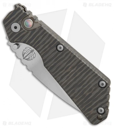 Strider + Pro-Tech Custom SnG Automatic Knife Tiger Stripe Ti (3.5" Satin/SW) Strider + Pro-Tech Custom SnG Automatic Knife Tiger Stripe Ti (3.5" Satin/SW) -Benchmade Store Strider Protech Custom SnG tiger stripe ti satin sw BHQ 71352 er spine