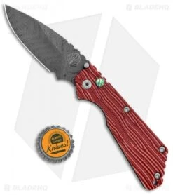 Strider + Pro-Tech SnG Automatic Knife Red Grain Micarta (3.5" Damascus) 5 Strider + Pro-Tech SnG Automatic Knife Red Grain Micarta (3.5" Damascus) -Benchmade Store Strider Protech SnG Auto Red Grain Micarta Damascus BHQ 104757 jr bottlecap