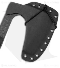 Stroup Knives Viking Axe Black G-10 W/ Kydex Sheath -Benchmade Store Stroup Knives Tomahawk Viking Black G 10 BHQ 158085 jr sheath