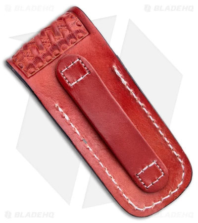 Victorinox Zermatt Medium Red Leather Belt Pouch Victorinox Zermatt Medium Red Leather Belt Pouch -Benchmade Store Victorinox Zermatt Belt Pouch BHQ 109315 jr back