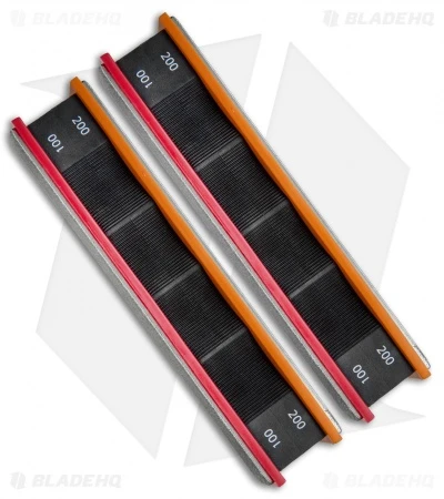 Wicked Edge Course/Medium Coarse Diamond Stones 100/200 Grit Wicked Edge Course/Medium Coarse Diamond Stones 100/200 Grit -Benchmade Store Wicked Edge Coarse Medium Coarse Diamond Sharpening Stones 100 200 WE100200 BHQ 52439 jr