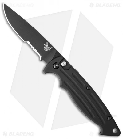 Benchmade Mini-Reflex II Automatic Knife (3.17" Black Serr) 2551SBK Benchmade Mini-Reflex II Automatic Knife (3.17" Black Serr) 2551SBK -Benchmade Store benchmade 2551sbk cm