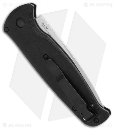 Benchmade CLA Drop Point Automatic Knife Black G-10 (3.4" Stonewash) 4300 Benchmade CLA Drop Point Automatic Knife Black G-10 (3.4" Stonewash) 4300 -Benchmade Store benchmade 4300 side jm