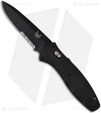 Benchmade 580SBK Barrage Spring Assist Axis Lock (3.6" Black Serr) Benchmade 580SBK Barrage Spring Assist Axis Lock (3.6" Black Serr) -Benchmade Store benchmade 580sbk barrage