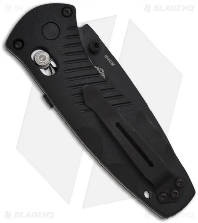 Benchmade Mini Barrage AXIS-Assist Knife (2.91" Black) 585BK Benchmade Mini Barrage AXIS-Assist Knife (2.91" Black) 585BK -Benchmade Store benchmade 585bk mini barrage back