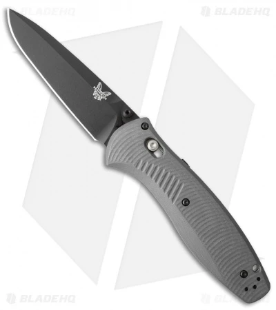 Benchmade Barrage AXIS-Assist Knife Gray G-10 (3.6" Black) 580BK-2 Benchmade Barrage AXIS-Assist Knife Gray G-10 (3.6" Black) 580BK-2 -Benchmade Store benchmade barrage 580bk 2 cm