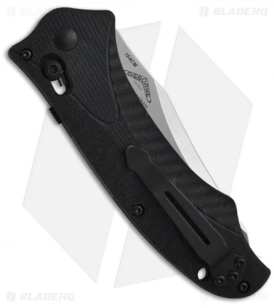 Benchmade Rift Automatic Knife Black G-10 (3.67" Satin Serr) 9555S Benchmade Rift Automatic Knife Black G-10 (3.67" Satin Serr) 9555S -Benchmade Store benchmade osborne rift auto axis 9555s back