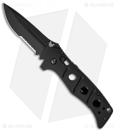 Benchmade 2750 Adamas Automatic Knife w/ Black Handle (3.82" Black Serr) 2750SBK Benchmade 2750 Adamas Automatic Knife W/ Black Handle (3.82" Black Serr) 2750SBK -Benchmade Store benchmade sibert auto adamas black serr 2750sbk