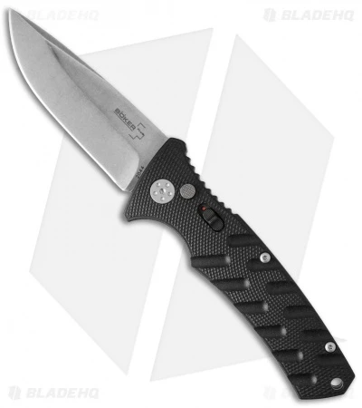 Boker Plus Strike Drop Point Automatic Knife (3.25" Stonewash) Boker Plus Strike Drop Point Automatic Knife (3.25" Stonewash) -Benchmade Store boker 01bo400n cm