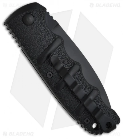 Boker Kalashnikov Dagger Automatic Knife Black Aluminum (3.25" Black D2) Boker Kalashnikov Dagger Automatic Knife Black Aluminum (3.25" Black D2) -Benchmade Store boker kalashnikov 01kals75 black back